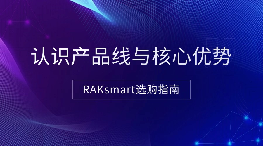 RAKsmart选购指南：认识产品线与核心优势